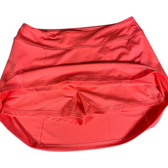 Nike Dri- Fit  Golf/ Tennis Mini Skirt With Built In Shorts Coral Medium Active - Picture 5 of 10